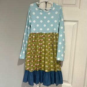 RICRAC & RUFFLES dress for little girls